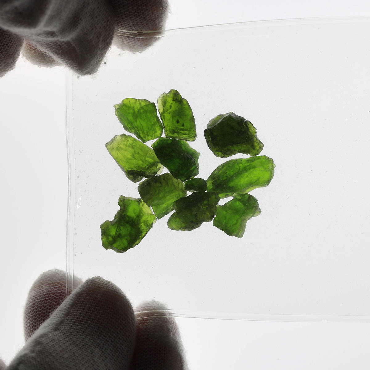5ct Chrome Diopside Facet Rough Parcel