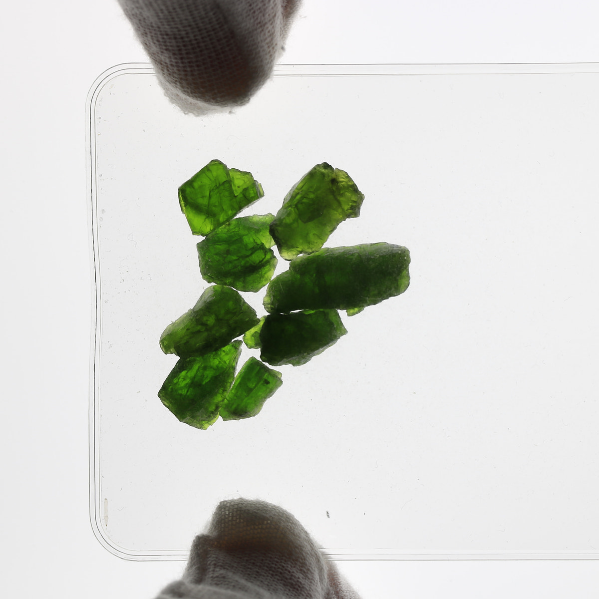 5ct Chrome Diopside Facet Rough Parcel