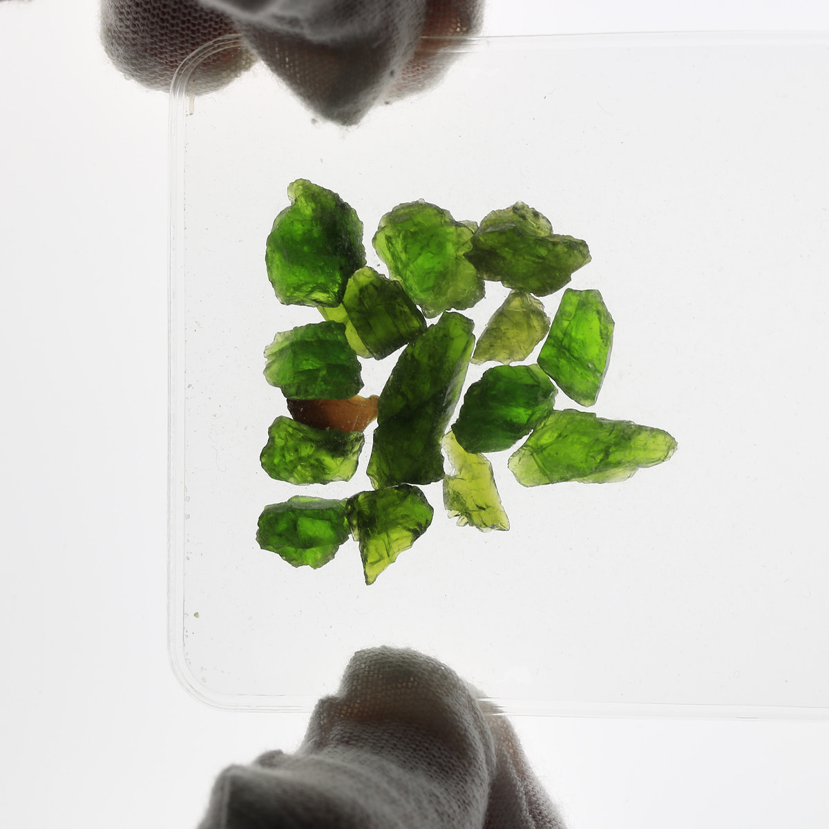 5ct Chrome Diopside Facet Rough Parcel