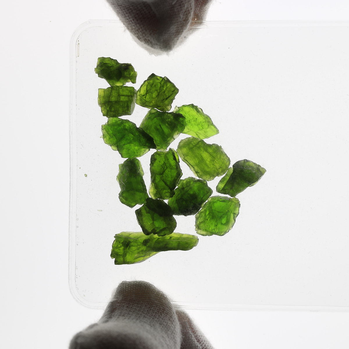 5ct Chrome Diopside Facet Rough Parcel