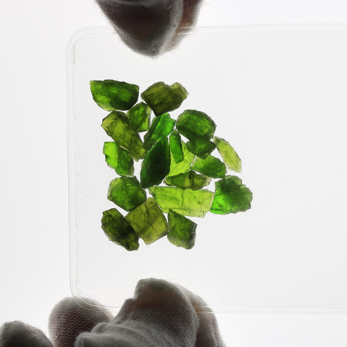 5ct Chrome Diopside Facet Rough Parcel