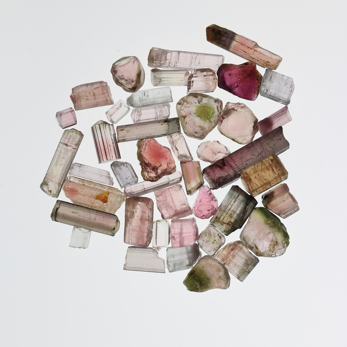 5ct Pink Tourmaline Facet Rough Parcel