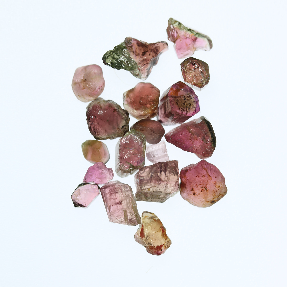 5ct Pink Tourmaline Facet Rough Parcel
