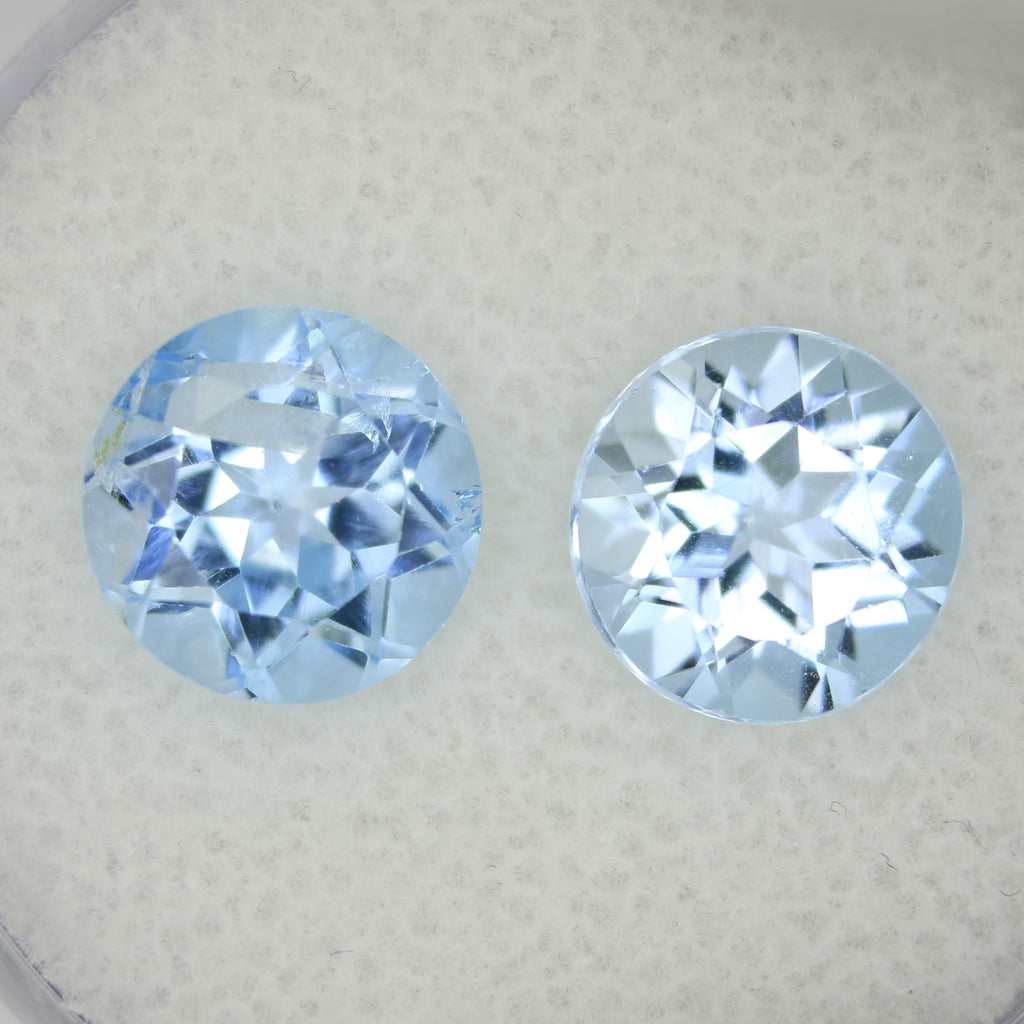 5ct Topaz Sky blue Pair - alternate view 2