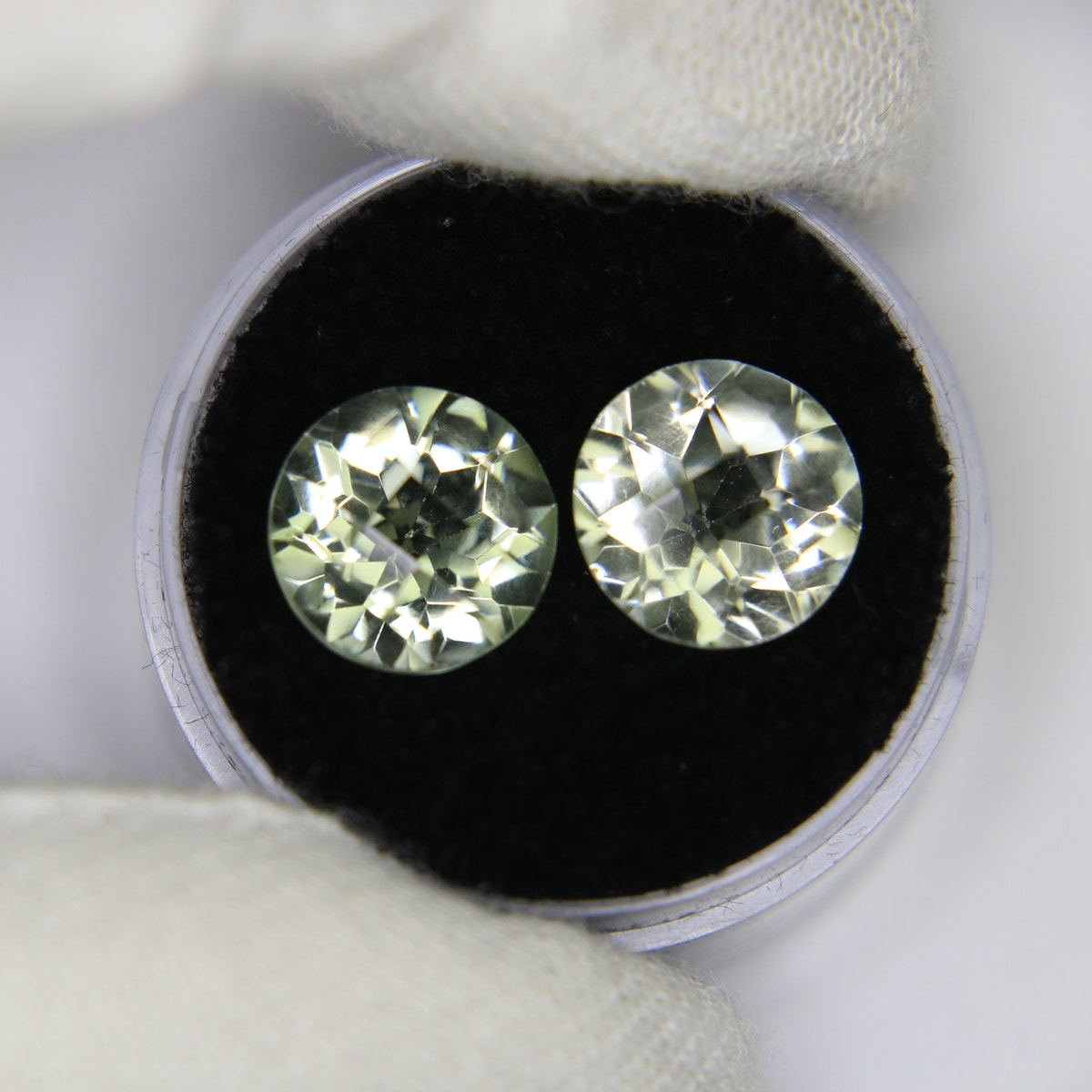 6.9ct Prasiolite Pair - alternate view 2