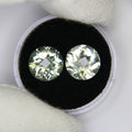6.9ct Prasiolite Pair