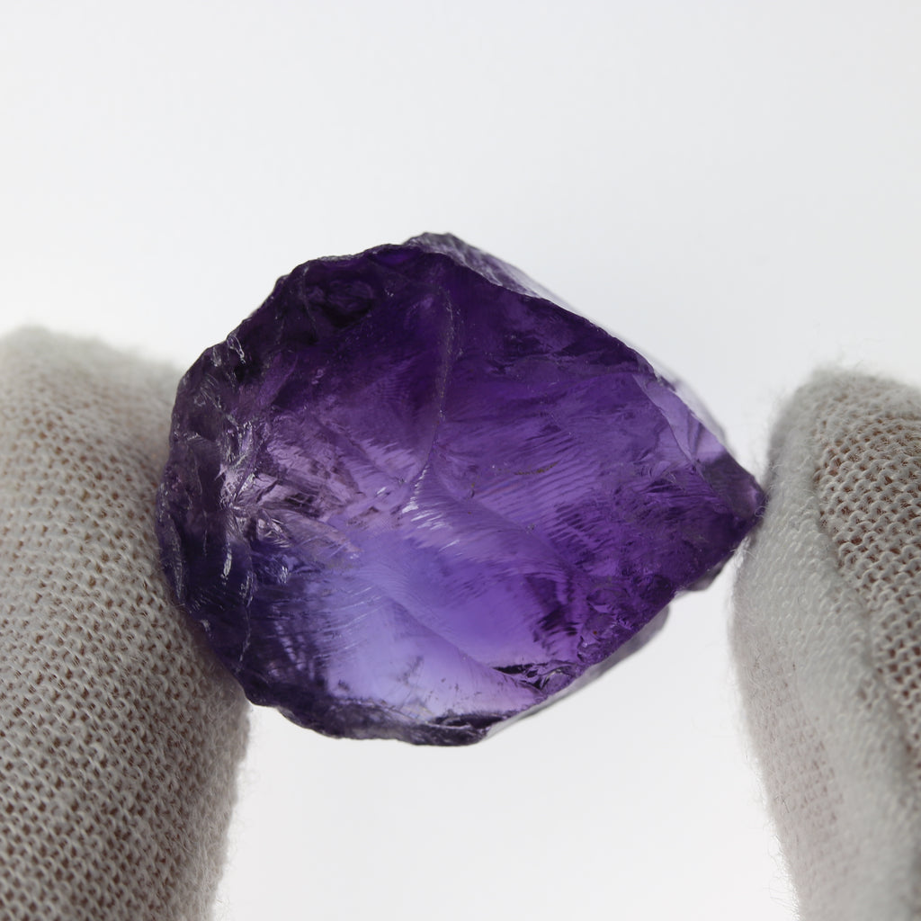 6ct Amethyst Facet Rough - alternate view 2