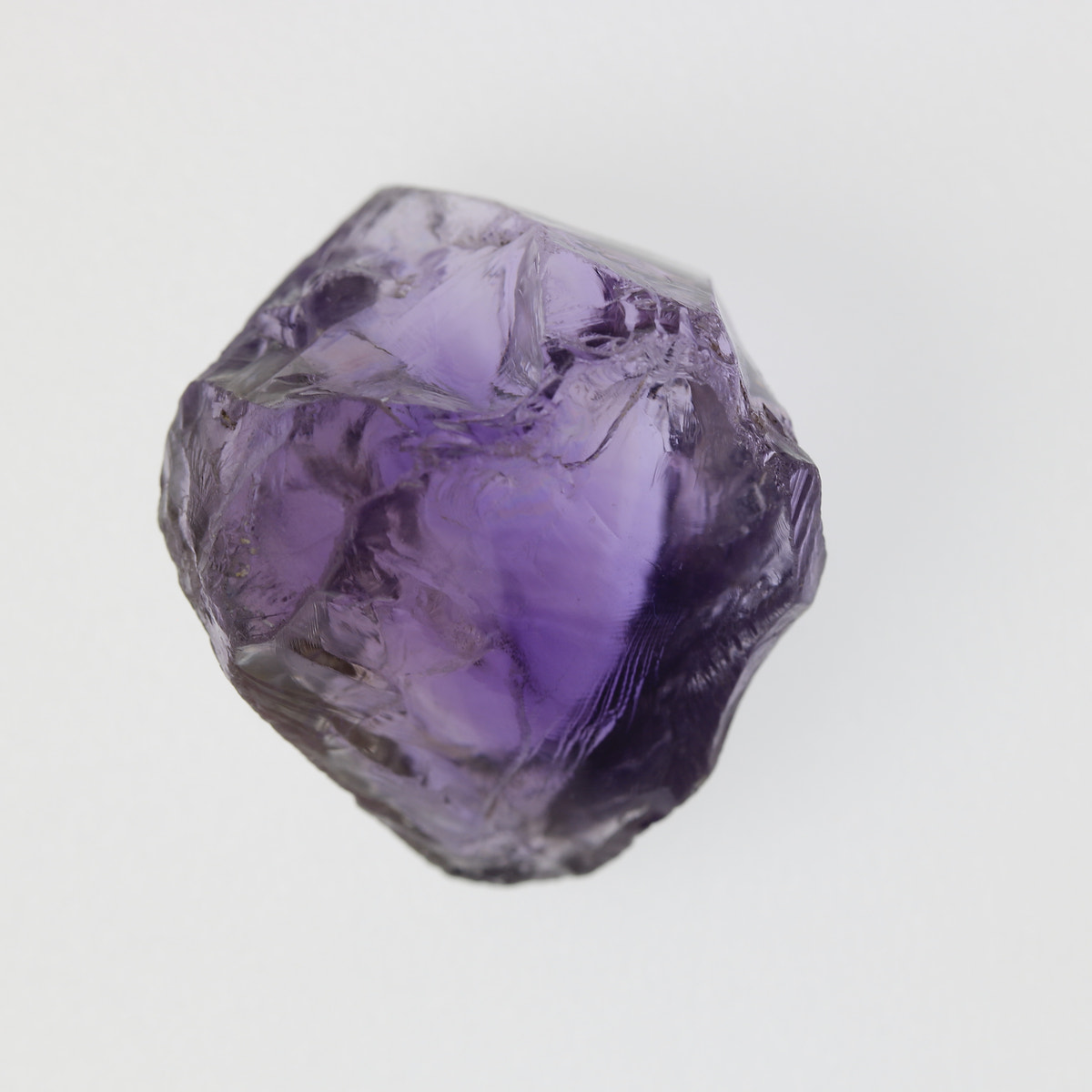 74.8ct Amethyst Facet Rough - alternate view 3