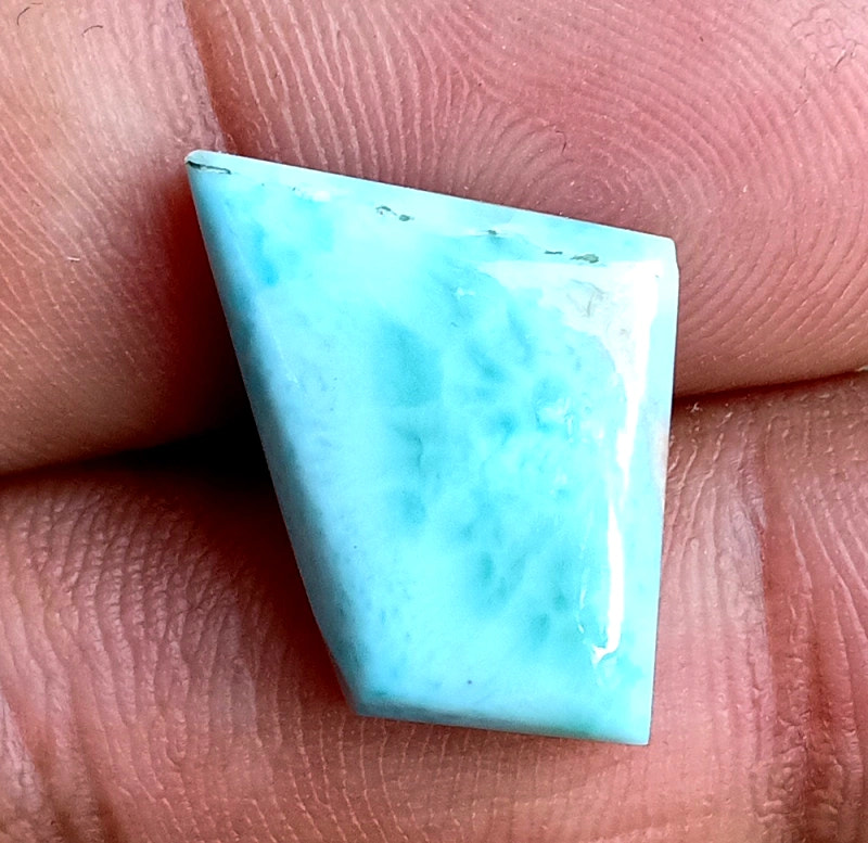 8.1ct Larimar Cabochon - alternate view 3