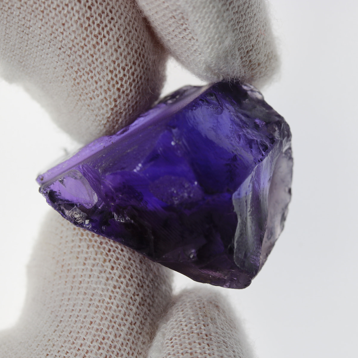 83.5ct Amethyst Facet Rough - alternate view 3