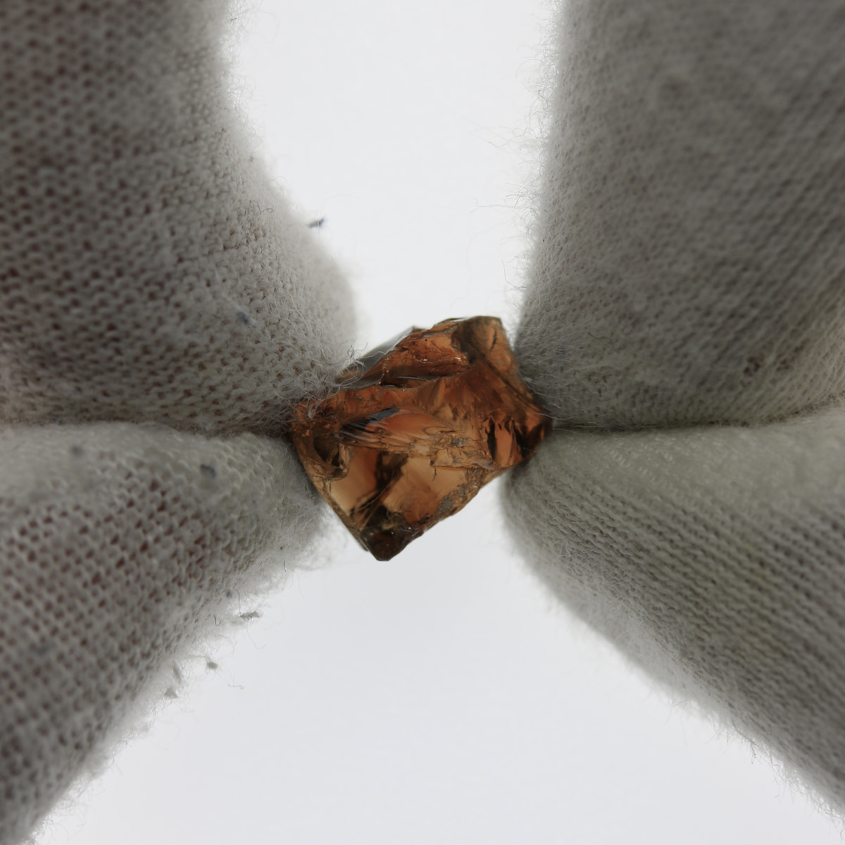9.15ct Red Zircon Facet Rough - alternate view 3