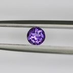 0.5ct faceted Amethyst gemstone - alternate view 3