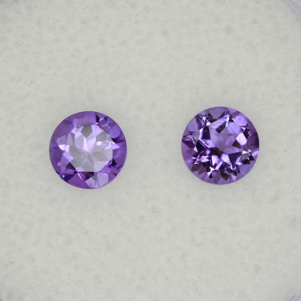 0.98ct faceted Amethyst gemstone - alternate view 2