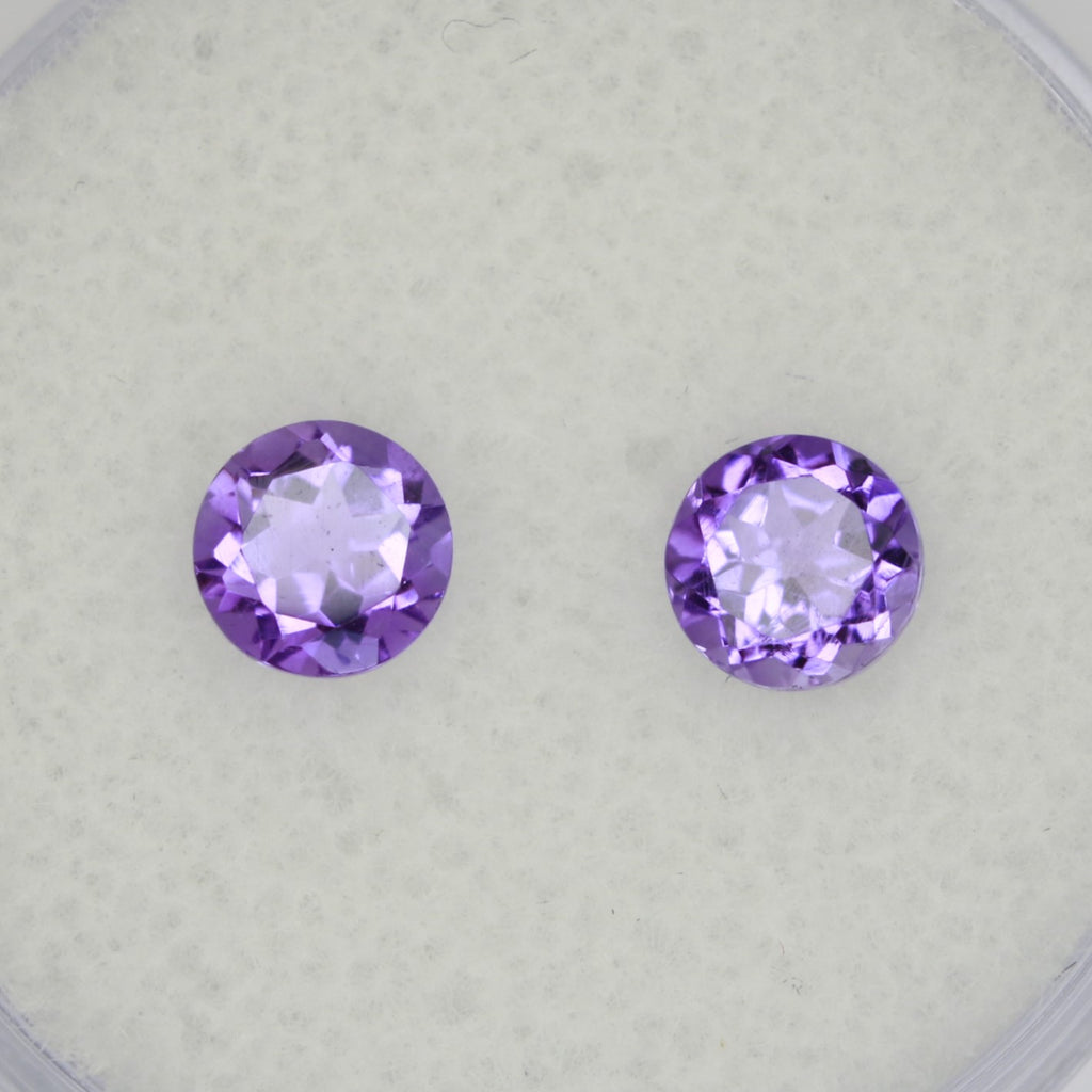 1.01ct faceted Amethyst gemstone - alternate view 3