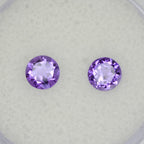 1.01ct faceted Amethyst gemstone - alternate view 3