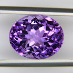 10.16ct faceted Amethyst gemstone - alternate view 2