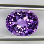 10.16ct faceted Amethyst gemstone - alternate view 3