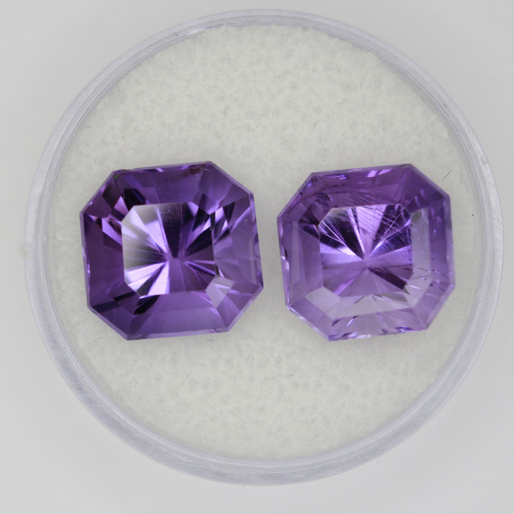 10.43ct faceted Amethyst gemstone - alternate view 2
