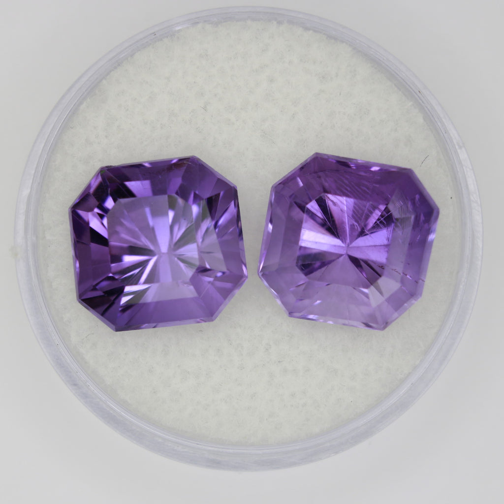 10.43ct faceted Amethyst gemstone - alternate view 3