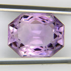 10.76ct faceted Amethyst gemstone - alternate view 2