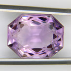 10.76ct faceted Amethyst gemstone - alternate view 3