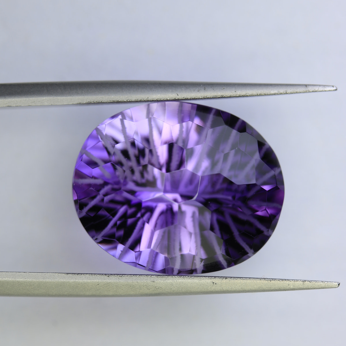 12.45ct faceted Amethyst gemstone - alternate view 2