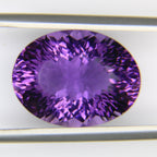 12.6ct faceted Amethyst gemstone