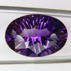 13.4ct faceted Amethyst gemstone - alternate view 3