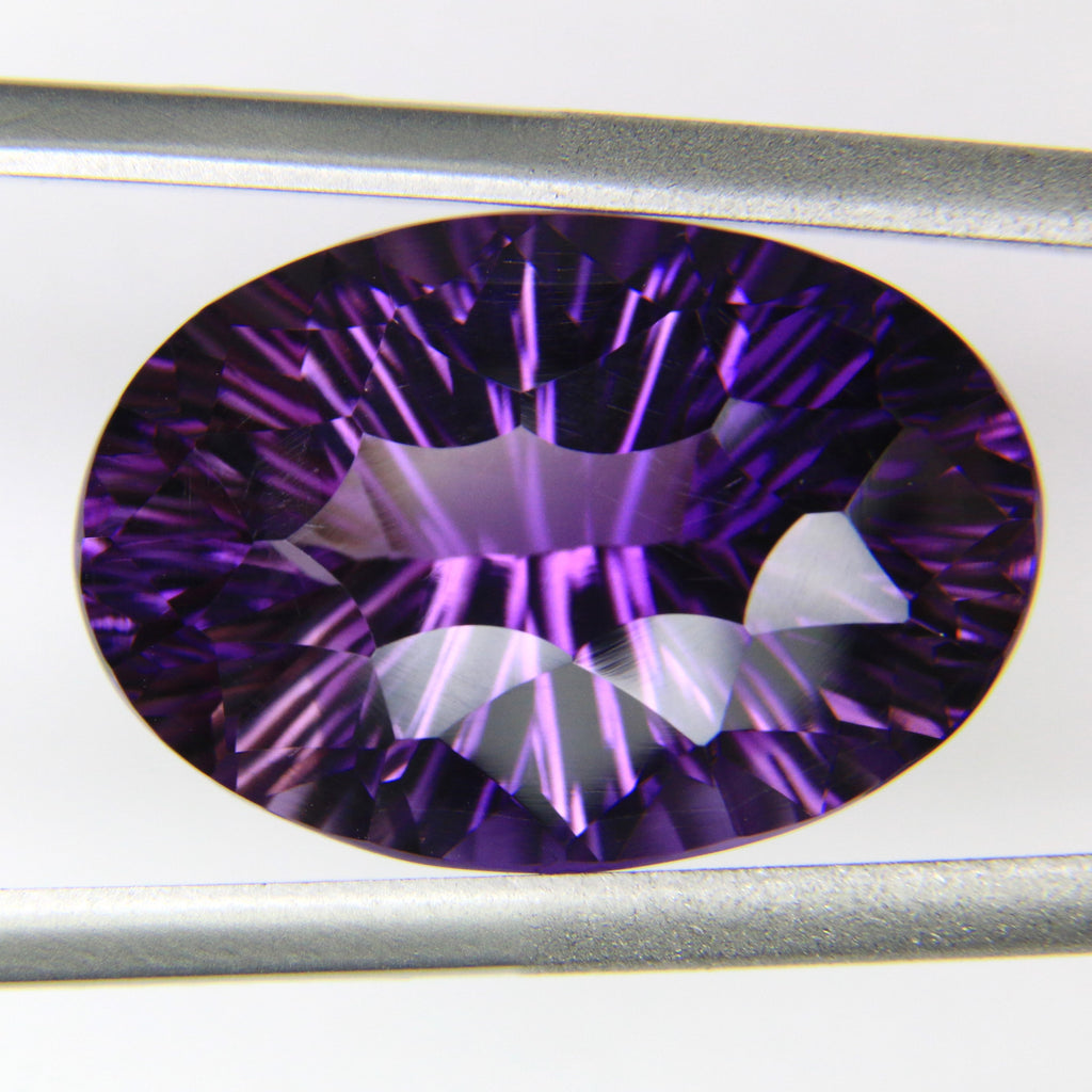 13.4ct faceted Amethyst gemstone - alternate view 4