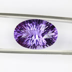 14.15ct faceted Amethyst gemstone - alternate view 2