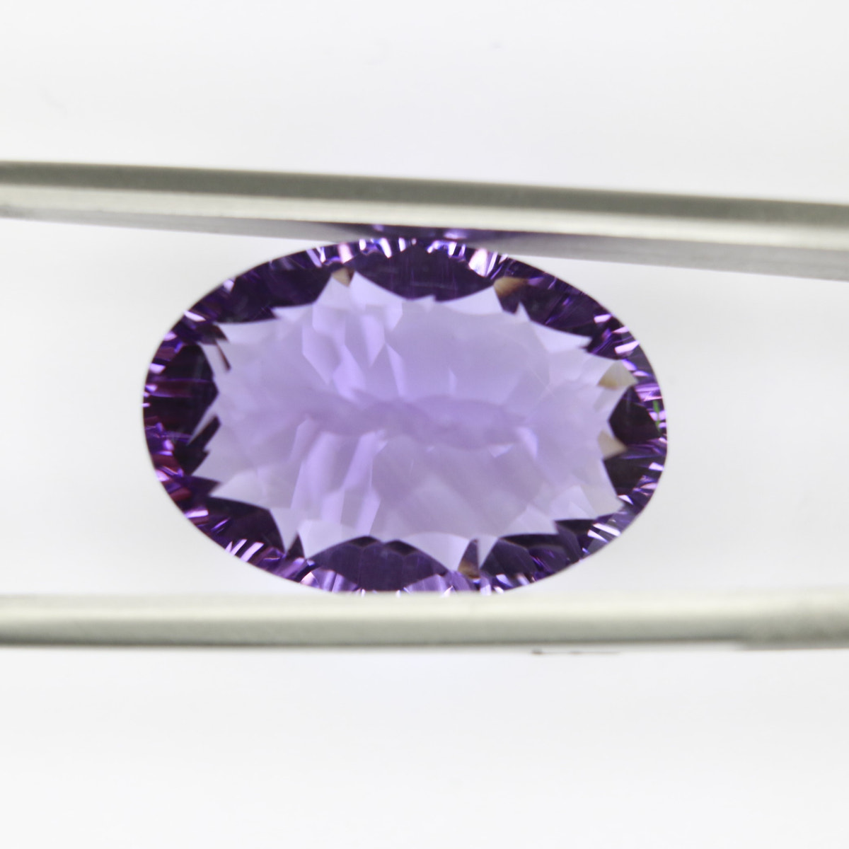 14.15ct faceted Amethyst gemstone - alternate view 4