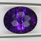 14.79ct faceted Amethyst gemstone - alternate view 3