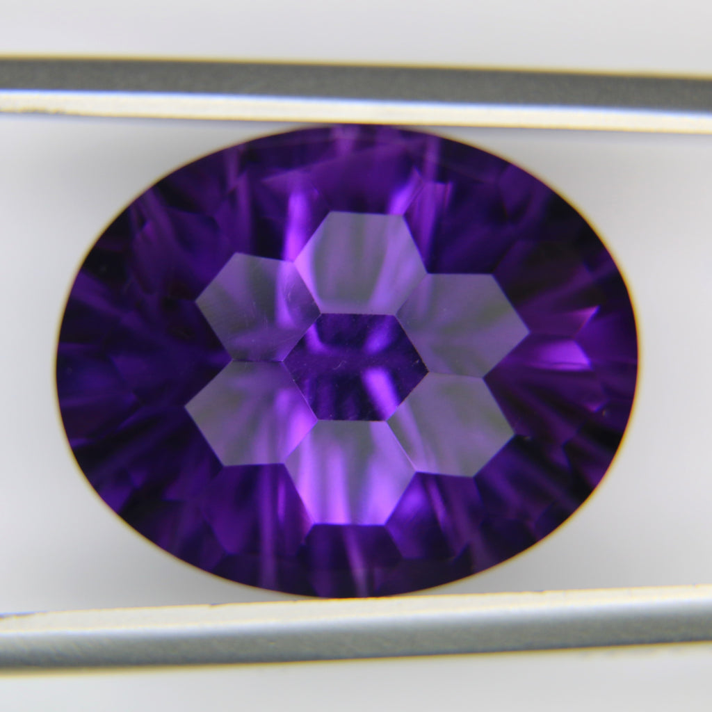 14.79ct faceted Amethyst gemstone