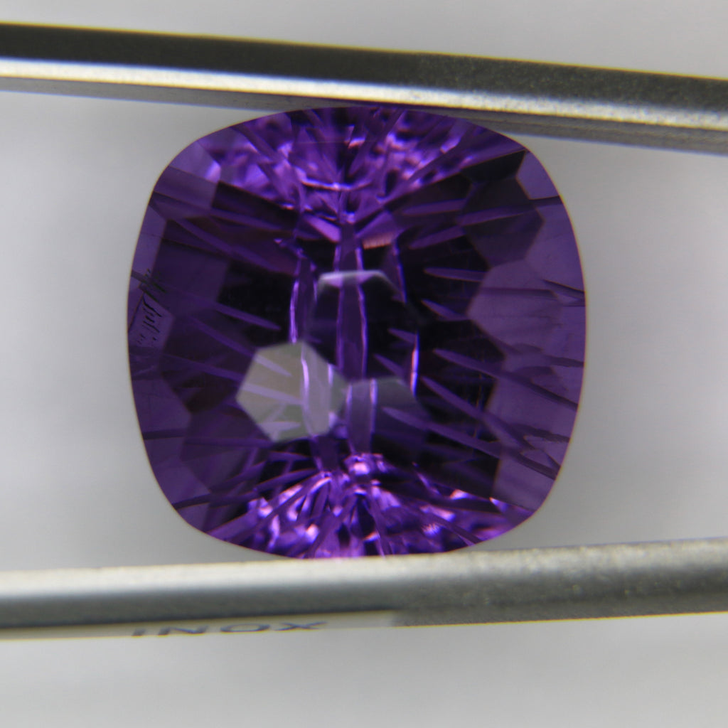 16.53ct faceted Amethyst gemstone - alternate view 3
