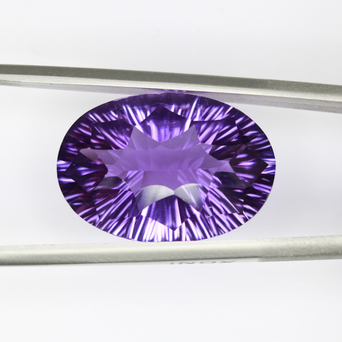 16.54ct faceted Amethyst gemstone - alternate view 3