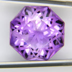 17.71ct faceted Amethyst gemstone - alternate view 2