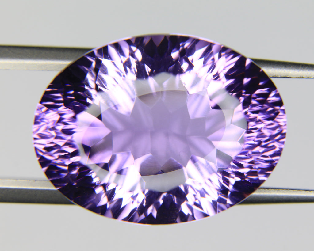 19.53ct faceted Amethyst gemstone - alternate view 2