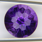 20ct faceted Amethyst gemstone - alternate view 2