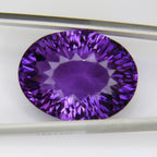 25.2ct faceted Amethyst gemstone - alternate view 2
