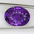 25.2ct faceted Amethyst gemstone