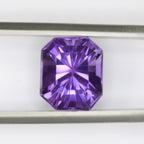 3.89ct faceted Amethyst gemstone - alternate view 2