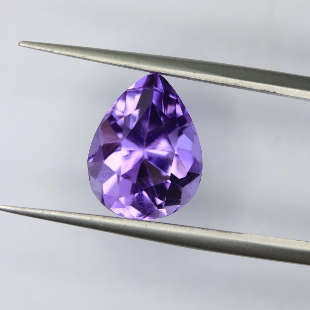 4.96ct faceted Amethyst gemstone - alternate view 2
