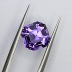 4.96ct faceted Amethyst gemstone - alternate view 2