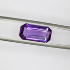 5.28ct faceted Amethyst gemstone - alternate view 2