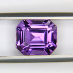 5.4ct faceted Amethyst gemstone - alternate view 2