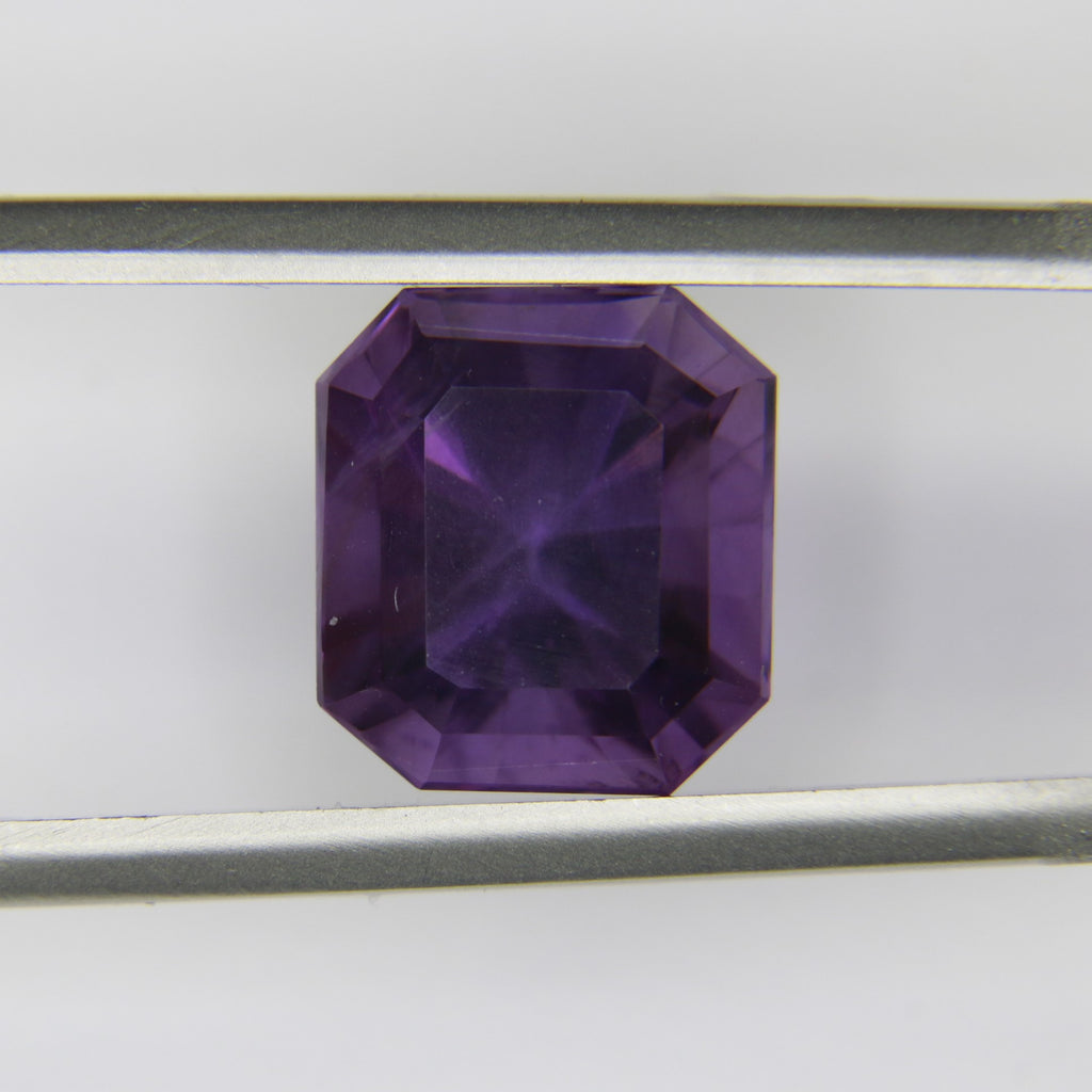 6.24ct faceted Amethyst gemstone - alternate view 2