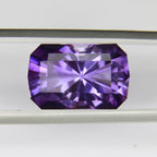 6.62ct faceted Amethyst gemstone - alternate view 2