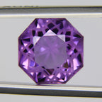6.87ct faceted Amethyst gemstone - alternate view 2