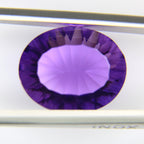 7.33ct faceted Amethyst gemstone - alternate view 2