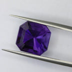 7.72ct faceted Amethyst gemstone - alternate view 2